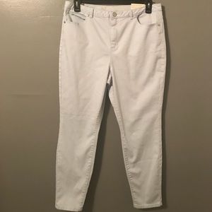 High Rise Light Blue Jeggings